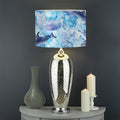 Watercolor Dolphin In The Sea Print Drum Lamp Shade