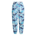 Watercolor Dolphin In The Sea Print Fleece Lined Knit Pants