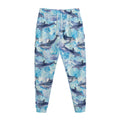 Watercolor Dolphin In The Sea Print Jogger Pants