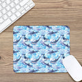 Watercolor Dolphin In The Sea Print Mouse Pad