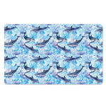 Watercolor Dolphin In The Sea Print Polyester Doormat