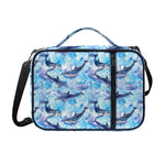 Watercolor Dolphin In The Sea Print Shoulder Strap Bible Bag