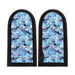 Watercolor Dolphin In The Sea Print Skillet Handle Cover