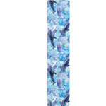 Watercolor Dolphin In The Sea Print Table Runner