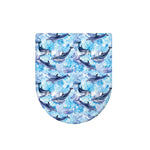 Watercolor Dolphin In The Sea Print Toilet Lid Cover