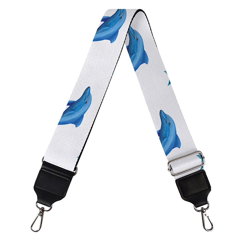 Watercolor Dolphin Pattern Print Bag Strap