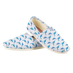 Watercolor Dolphin Pattern Print Casual Shoes