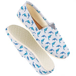 Watercolor Dolphin Pattern Print Casual Shoes
