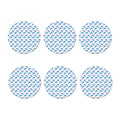Watercolor Dolphin Pattern Print Coaster Set