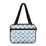 Watercolor Dolphin Pattern Print Double Strap Bible Bag