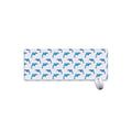 Watercolor Dolphin Pattern Print Extended Mouse Pad