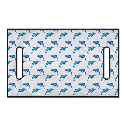Watercolor Dolphin Pattern Print Golf Cart Seat Cover