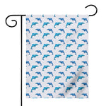 Watercolor Dolphin Pattern Print House Flag