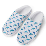Watercolor Dolphin Pattern Print Mesh Casual Shoes