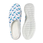 Watercolor Dolphin Pattern Print Mesh Casual Shoes