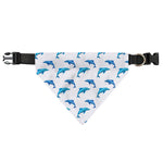 Watercolor Dolphin Pattern Print Over The Collar Dog Bandana