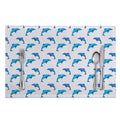 Watercolor Dolphin Pattern Print Placemat