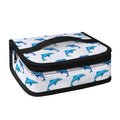 Watercolor Dolphin Pattern Print Small Lunch Bag
