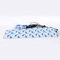 Watercolor Dolphin Pattern Print Sports Towel