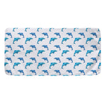 Watercolor Dolphin Pattern Print Towel
