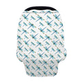 Watercolor Dragonfly Pattern Print Baby Seat Cover