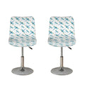 Watercolor Dragonfly Pattern Print Bar Stool Covers