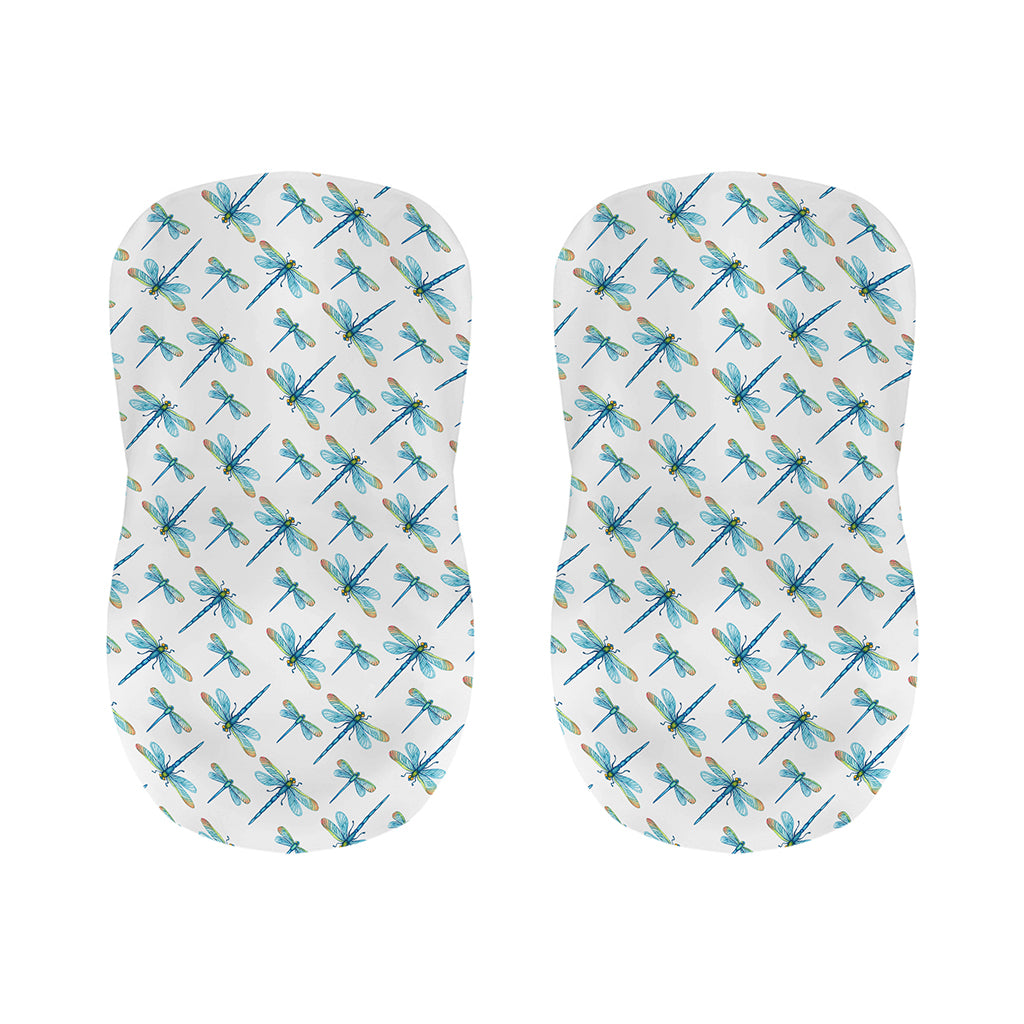Watercolor Dragonfly Pattern Print Bar Stool Covers