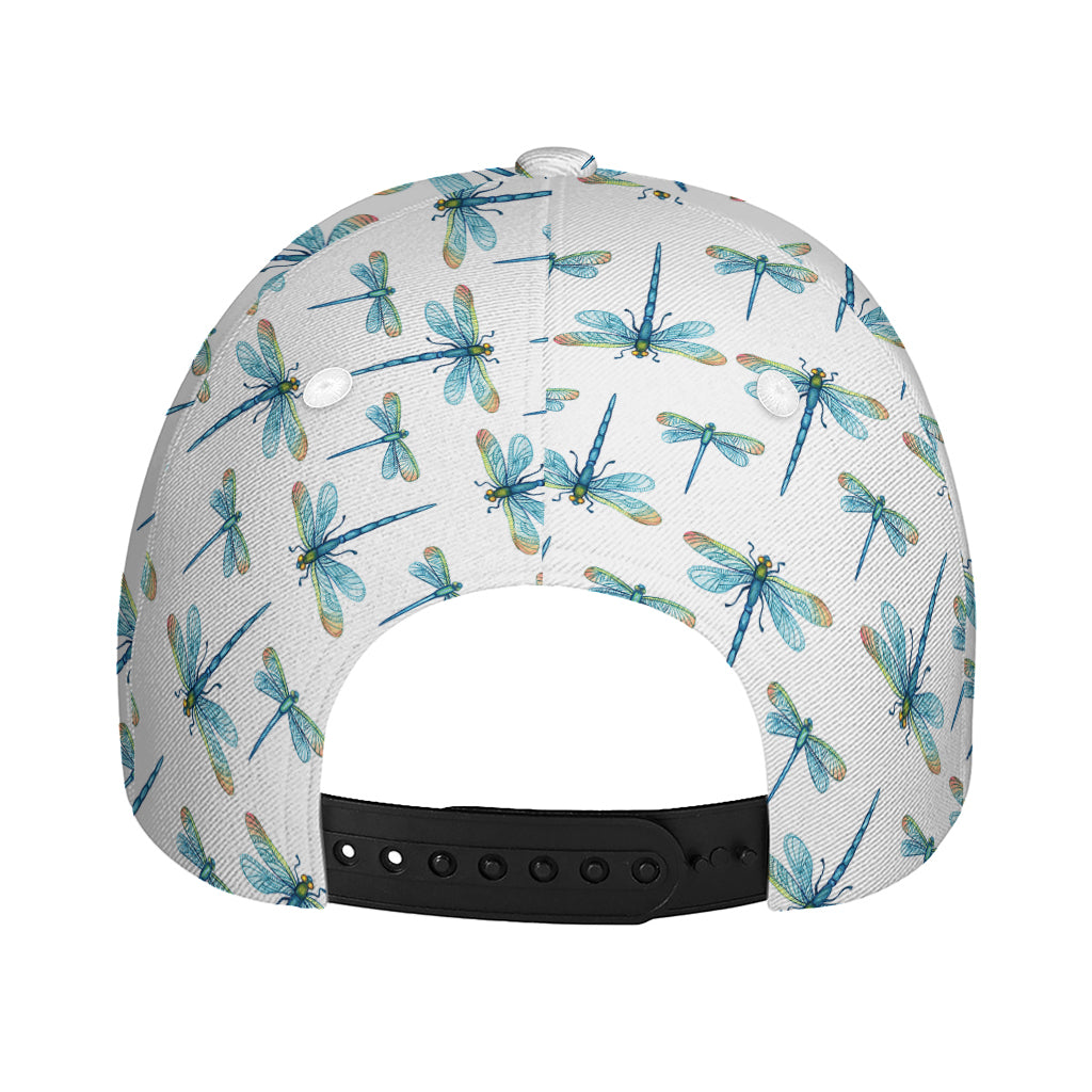 Watercolor Dragonfly Pattern Print Baseball Cap
