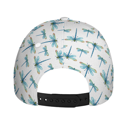 Watercolor Dragonfly Pattern Print Baseball Cap