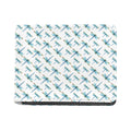 Watercolor Dragonfly Pattern Print Bifold Wallet
