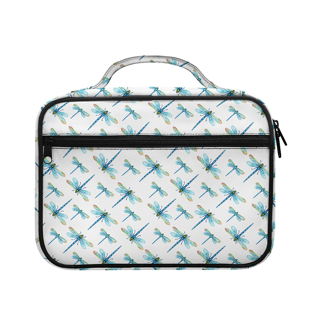 Watercolor Dragonfly Pattern Print Briefcase Bible Bag