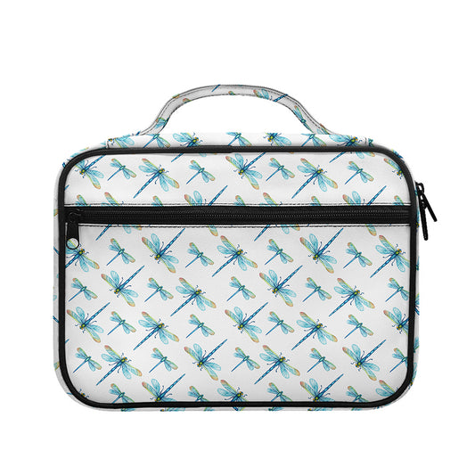 Watercolor Dragonfly Pattern Print Briefcase Bible Bag