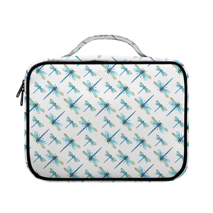 Watercolor Dragonfly Pattern Print Briefcase Bible Bag