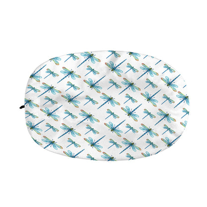 Watercolor Dragonfly Pattern Print Car Side Mirror Covers
