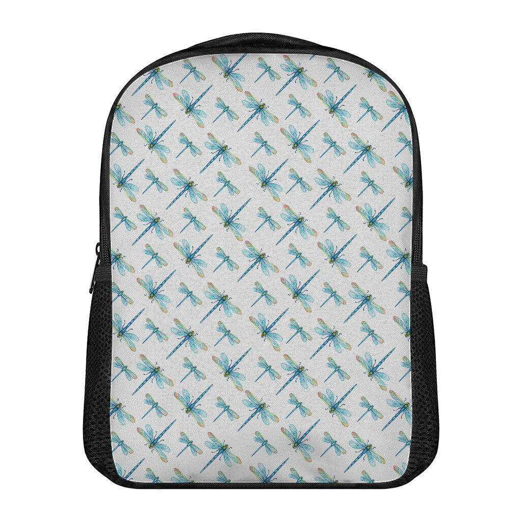 Watercolor Dragonfly Pattern Print Casual Backpack