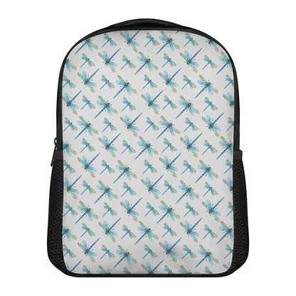 Watercolor Dragonfly Pattern Print Casual Backpack