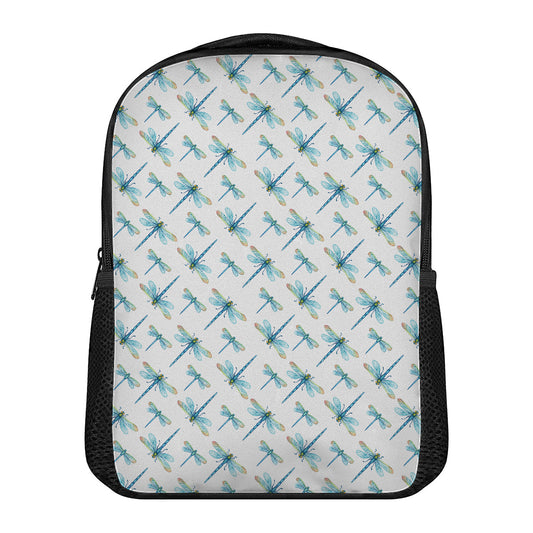 Watercolor Dragonfly Pattern Print Casual Backpack