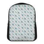 Watercolor Dragonfly Pattern Print Casual Backpack