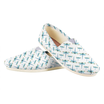 Watercolor Dragonfly Pattern Print Casual Shoes