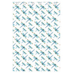 Watercolor Dragonfly Pattern Print Curtain