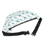Watercolor Dragonfly Pattern Print Fanny Pack