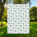 Watercolor Dragonfly Pattern Print Garden Flag