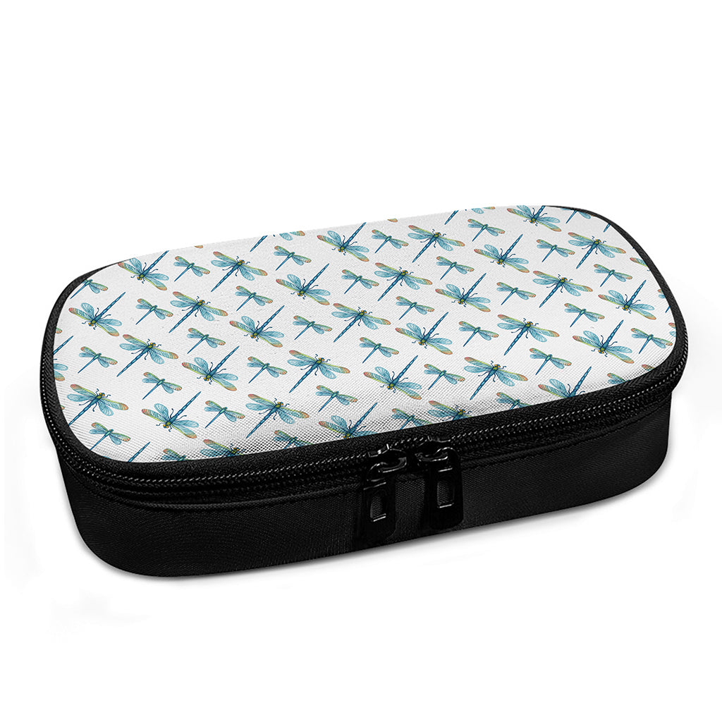 Watercolor Dragonfly Pattern Print Insulin Cooler Travel Case