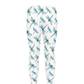 Watercolor Dragonfly Pattern Print Men's Leggings