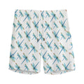 Watercolor Dragonfly Pattern Print Men's Athletic Shorts
