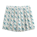 Watercolor Dragonfly Pattern Print Mesh Shorts