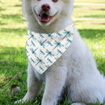 Watercolor Dragonfly Pattern Print Over The Collar Dog Bandana