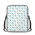 Watercolor Dragonfly Pattern Print Rectangular Crossbody Bag