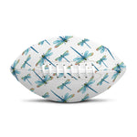 Watercolor Dragonfly Pattern Print Rugby Ball