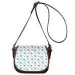 Watercolor Dragonfly Pattern Print Saddle Bag